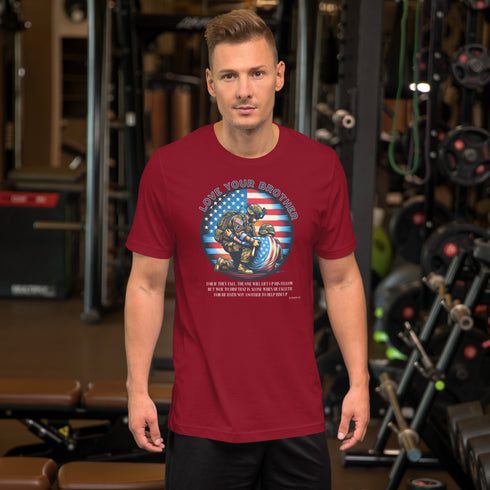 Love your Brother Christian Bible Verse T-Shirt